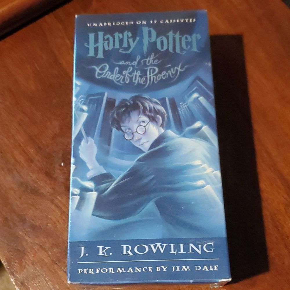 NIP Harry Potter and the Order of the Phoenix J.K. Rowling Audio Cassette Set